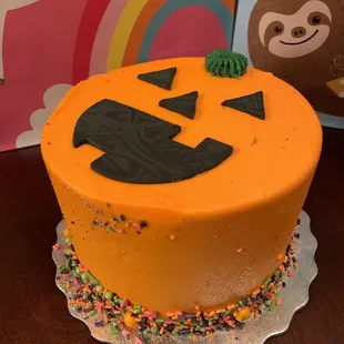 Peanut butter pumpkin cake 10/23/21