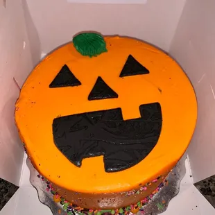 Peanut butter pumpkin cake 10/23/21