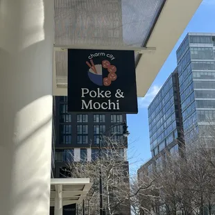 Sign on store front