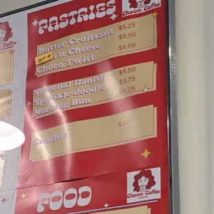 pastry menu dec 2024