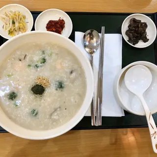 Shiitake Mushroom with Shrimp Juk