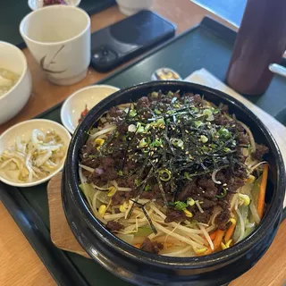 Hot Pot Rice with Beef Bulgogi