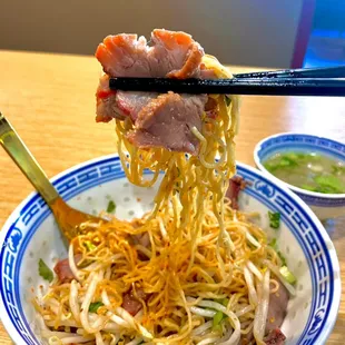 BBQ pork noodles