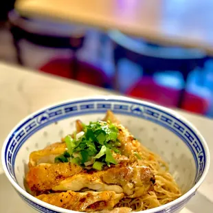 Grill chicken noodles