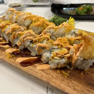 Tuna crunch and shrimp tempura roll