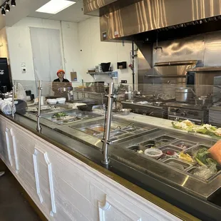 a restaurant kitchen