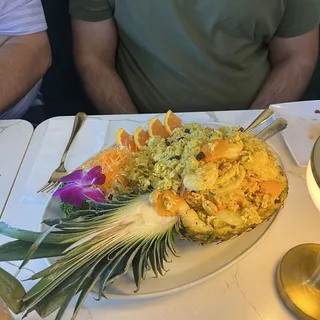 Sea Food Pineapple Yellow Curry Fried Rice