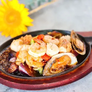 Seafood Hot Plate