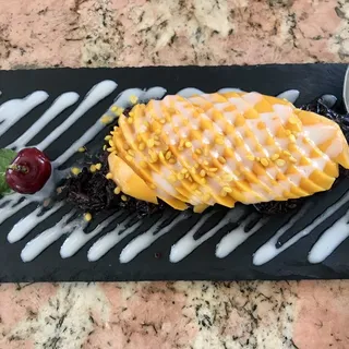 Black Sticky Rice with Mango