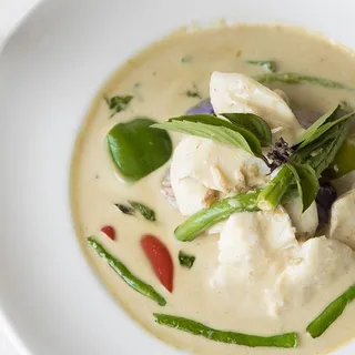 Halibut Green Curry