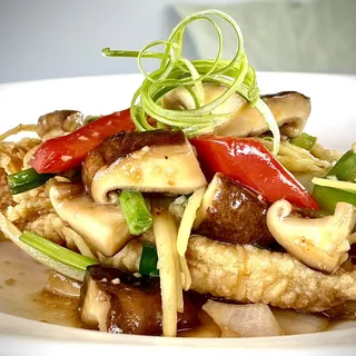 Shiitake Ginger Catfish