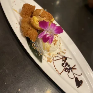 Fried Banana Ice Cream