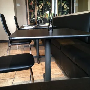 Clean and lovely interior of restaurant