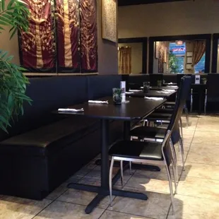 Small and cute, and great food.