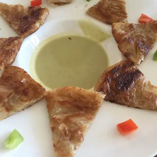 Roti with Green Curry