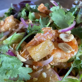 Grapefruit and Crispy Prawn Salad