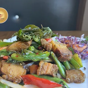 Basil Pork Crisp
