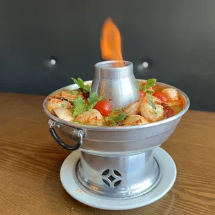 Shrimp Volcano Hot Pot