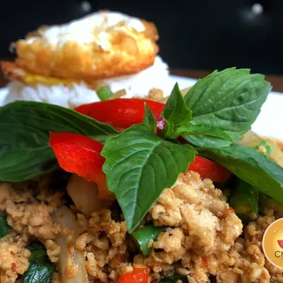 Chop Chop Basil** (Ka Pow Kai Dow)