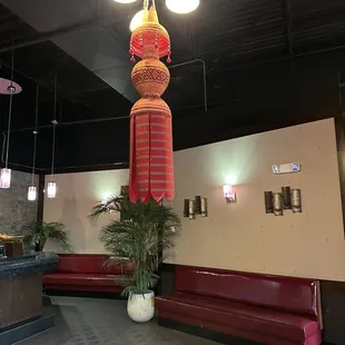 Stylish, welcoming interior.