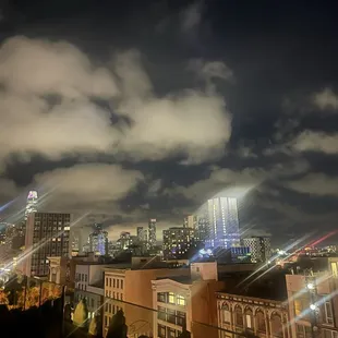 outside