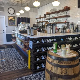 Inside restaurant order/coffee counter