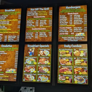 Drive thru menu 05.21.2024