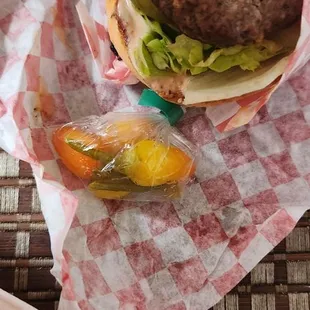 Cheeseburger with fried egg