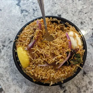 Lamb biryani