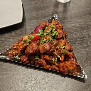 Chicken chilli- Yummy and tangy!