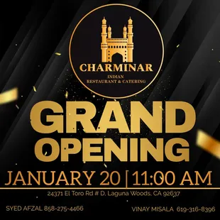 grand opening