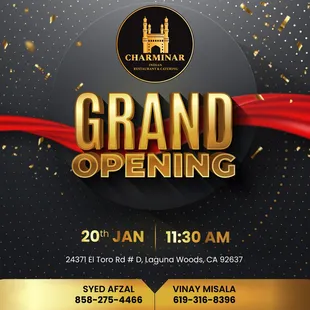 grand opening