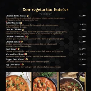 Non-Vegetarian Entrees