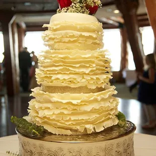 a wedding cake