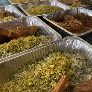 L as MB shank we other saffron rice and fresh fav as beans and dill