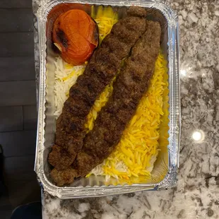 a meat and rice dish