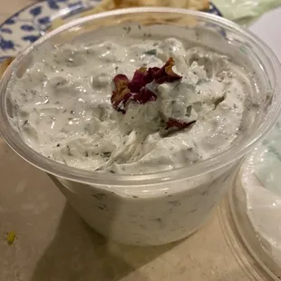 Yogurt cucumber dip