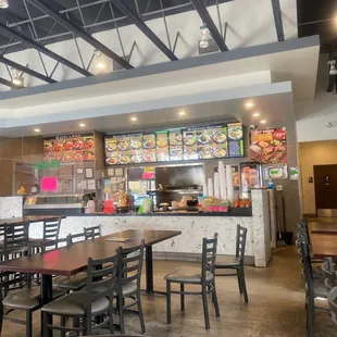 the interior of a restaurant