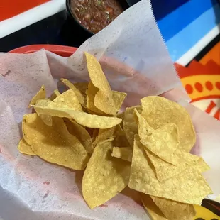 Chips and salsa...only the first bowl is free