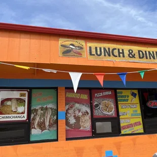 the front of a restaurant