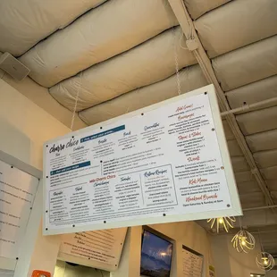 New menu