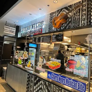 the interior of a restaurant