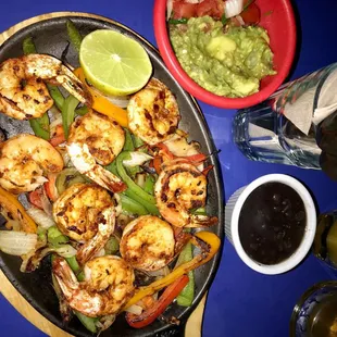 Fajitas de Camarón / Shrimp Fajitas