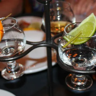 The Agave (tequila) flight