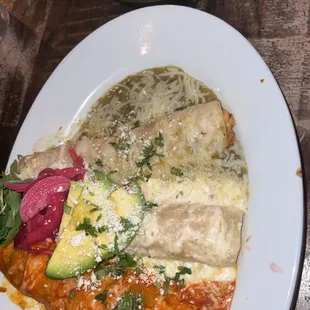 Surf and Turf Enchiladas