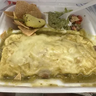 Wet Giant shrimp burrito so good!! This is a must try.