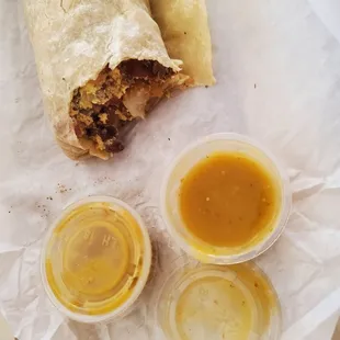 Habanero salsa has a kick