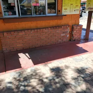 This place is walk up only. They have great tacos.