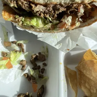 &quot;Torta&quot; de asada
