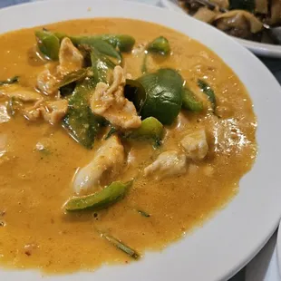 Chicken panang curry